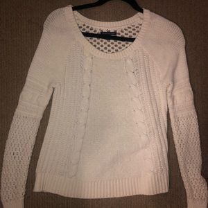 White American Eagle Knit Sweater